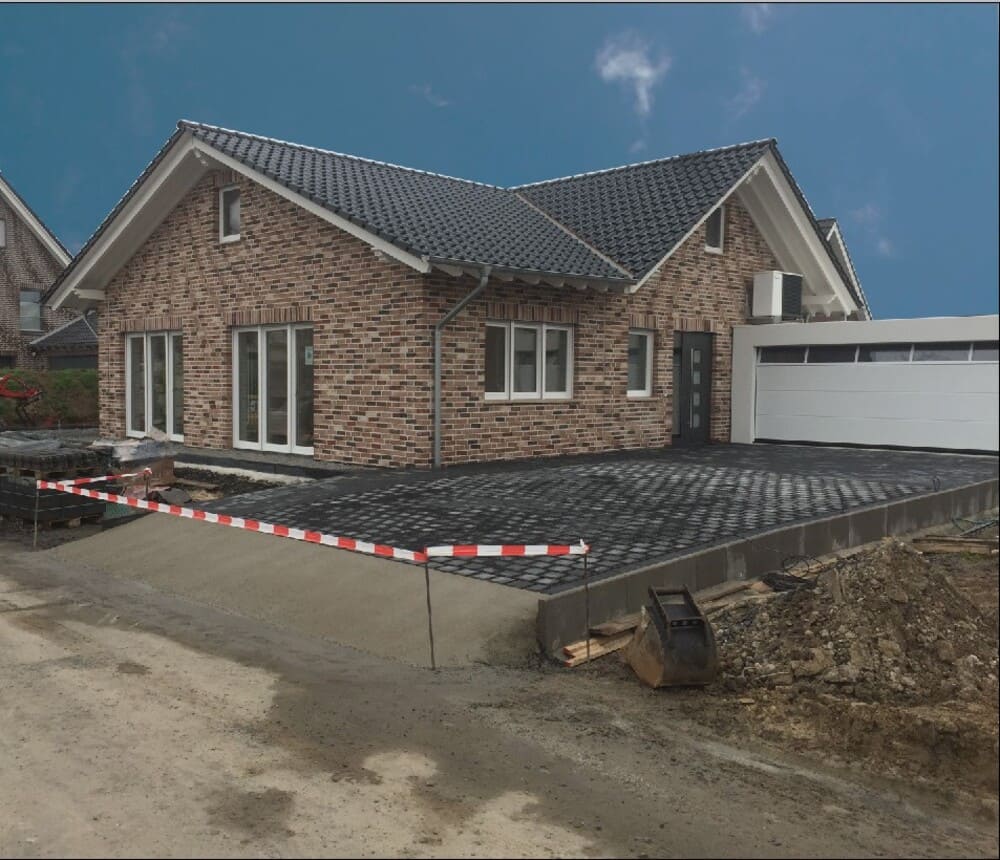 Ein Einfamilienhaus